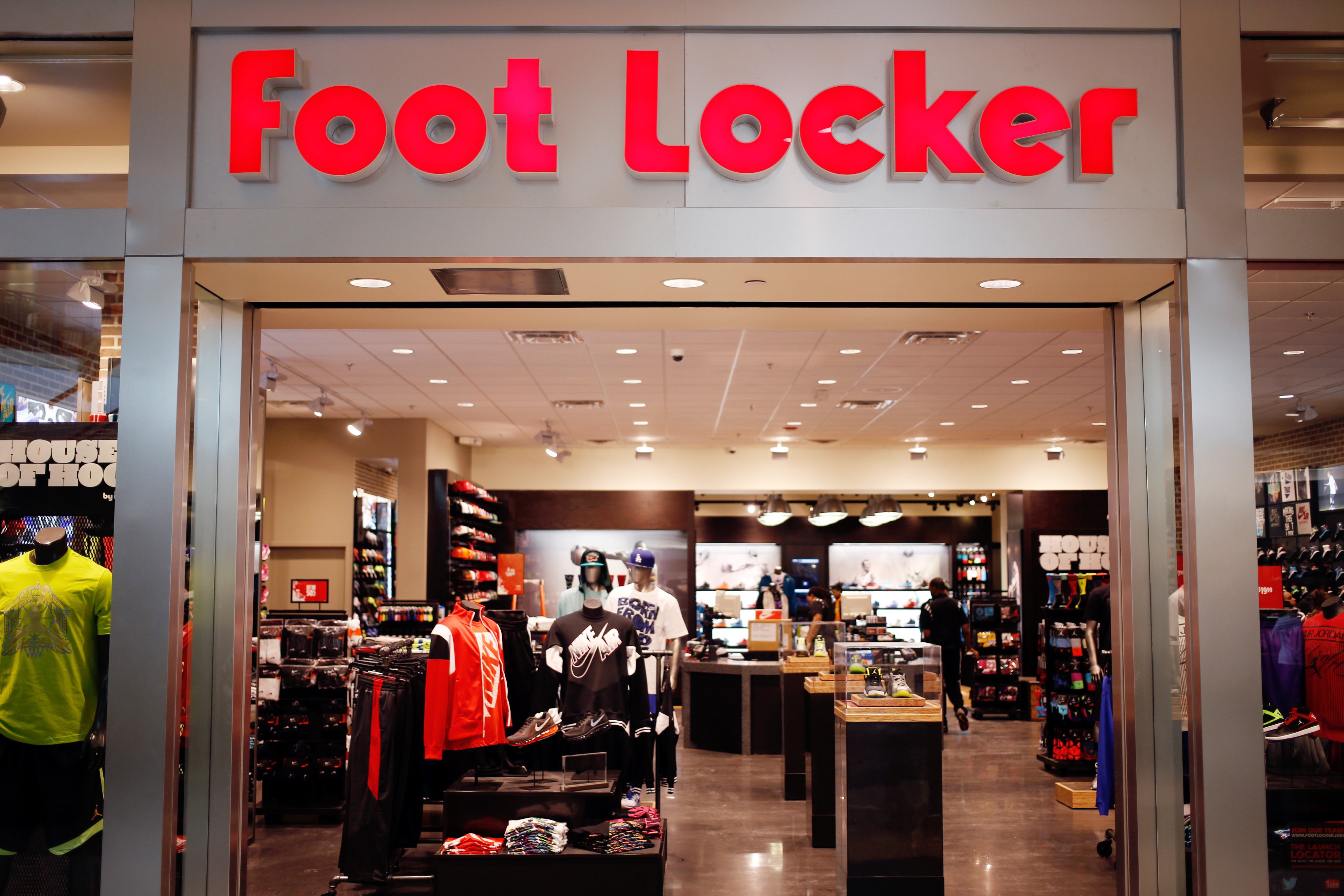 Foot Locker Plan B First Quarter Sales Drop Footwear sneakers shoes SoHo Foot Locker kicks sneakers stocks shares