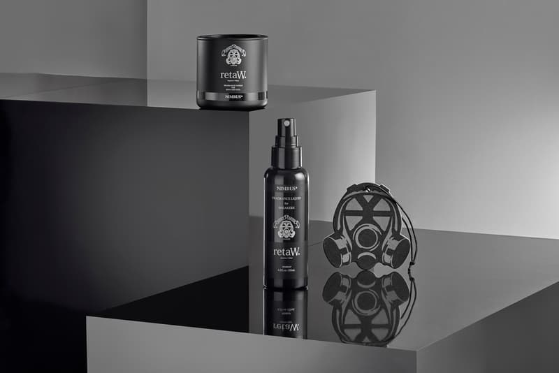 Footpatrol retaW NIMBUS Collaboration Fragrance Tag Sneaker Liquid Candle