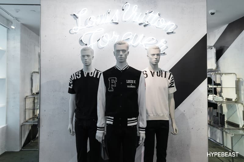 fragment design Louis Vuitton Collaboration Mannequins