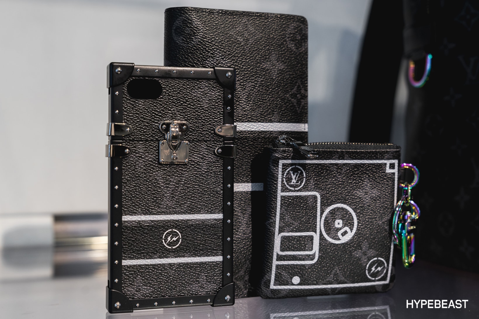 fragment design Louis Vuitton Collaboration Phone Cases Pouch