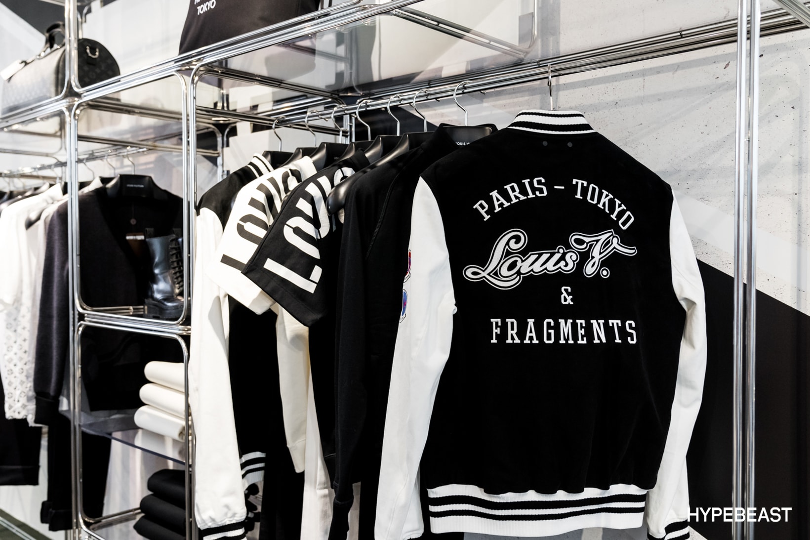 fragment design Louis Vuitton Collaboration Varsity Jacket