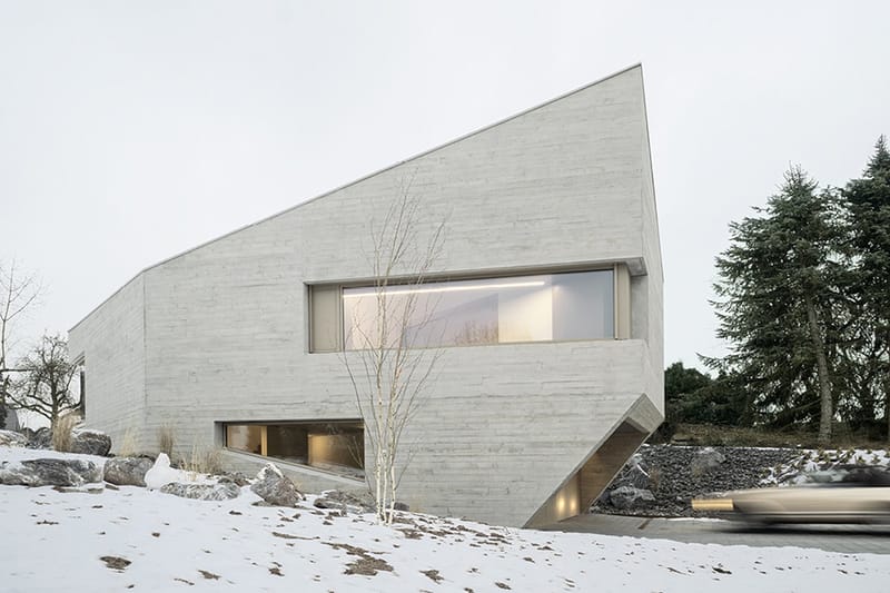 The E20 House in Germany Is a Concrete Crystal