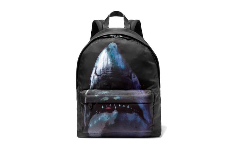 Givenchy Shark Motif T-shirt Cap Backpack Clare Waight Keller MR PORTER