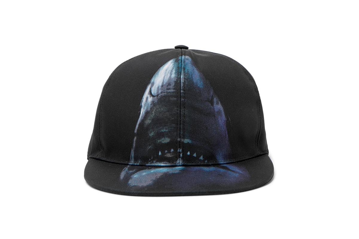 Givenchy Shark Motif T-shirt Cap Backpack Clare Waight Keller MR PORTER