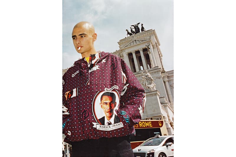 GRIND Magazine Supreme SS17 Editorial Rome Italy Trevi Fountain Colosseum Barack Obama