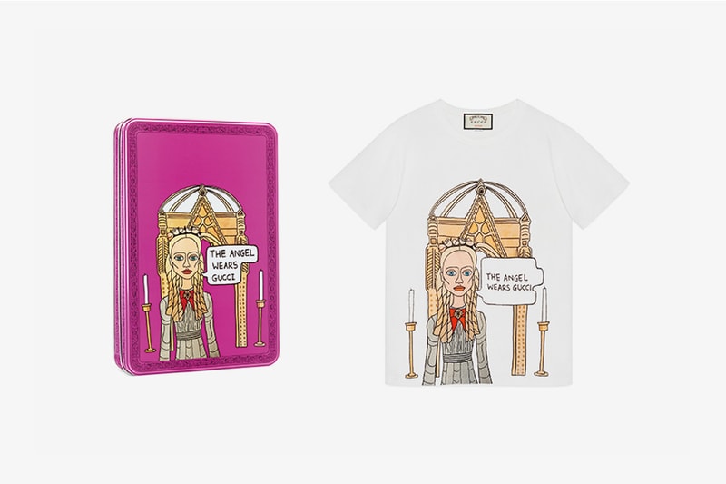 Gucci and British Artist Angelica Hicks Collaborate on 11 Limited Edition T-Shirts