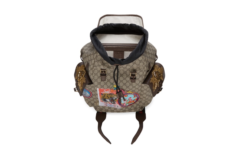 Gucci gg supreme donald duck monogram backpack