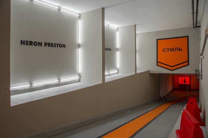 Inside Heron Preston's Pop-Up At Moscow's KM20