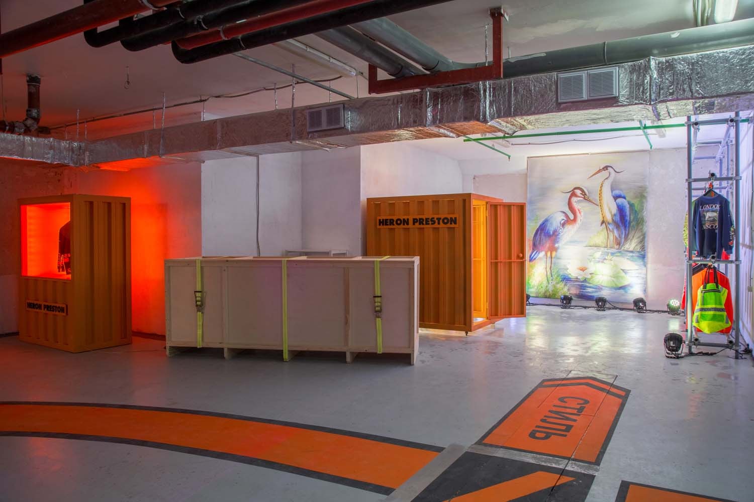 Inside Heron Preston's Pop-Up At Moscow's KM20