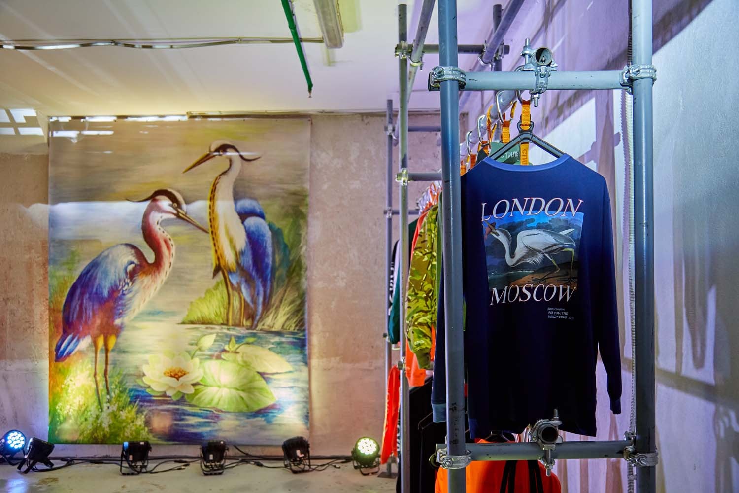 Inside Heron Preston's Pop-Up At Moscow's KM20