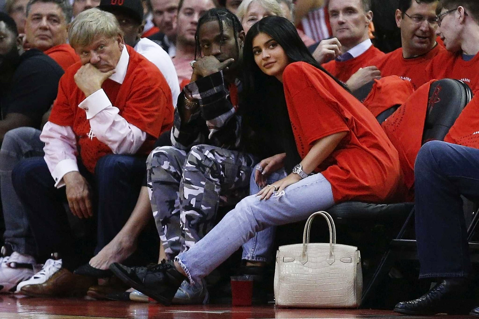 Houston Rockets Travis Scott T Shirt tee basketball nba style fashion run as one game 6 six san antonio spurs Kylie Jenner 