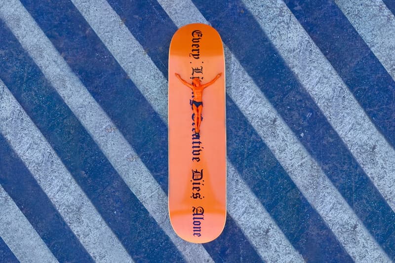 Andrea “FACE” Facelli VLONE Skate Deck Jesus Crucified