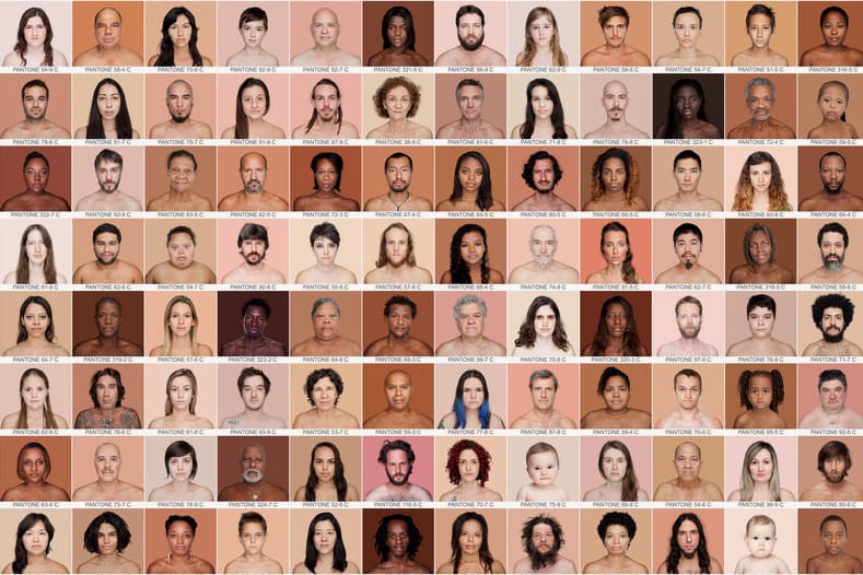 The Human Pantone Project Shows off the Human Race's Beautiful Diversity