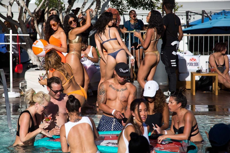 JBL Submersible Charge 3 Speakers Pulse 2 Portable Speakers Everest 700 headphones Poolside Casino event JBL Fest