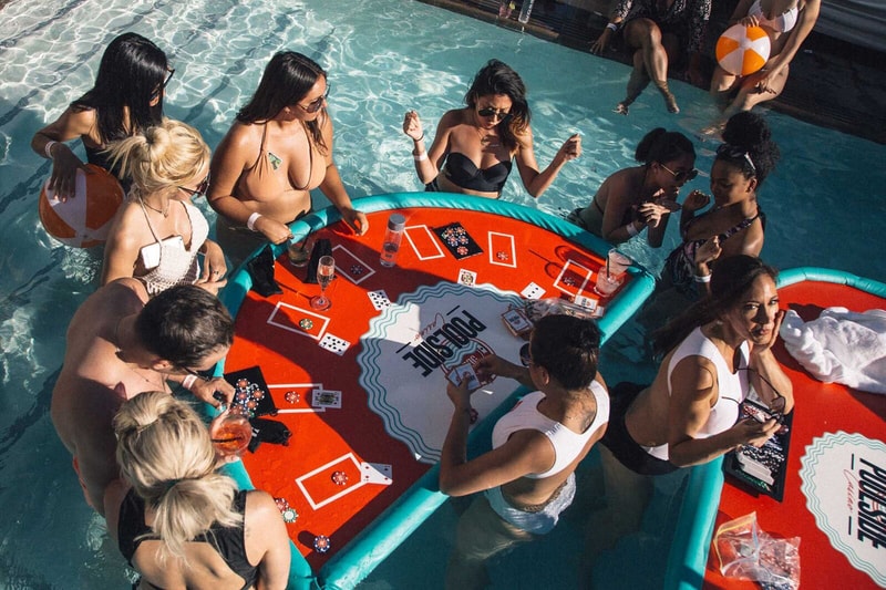 JBL Submersible Charge 3 Speakers Pulse 2 Portable Speakers Everest 700 headphones Poolside Casino event JBL Fest