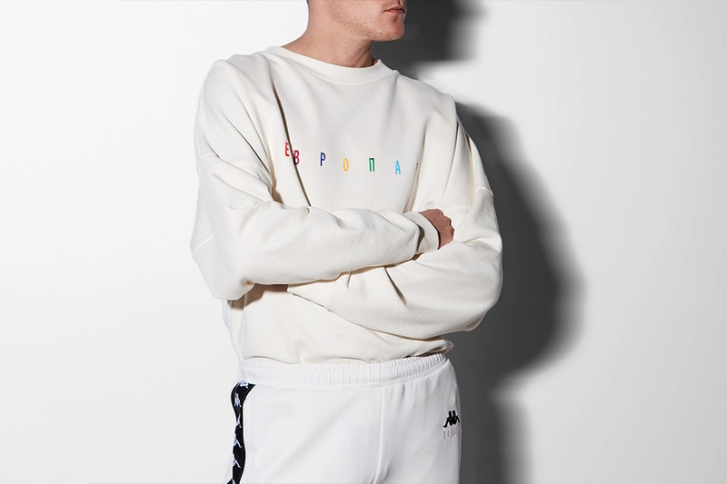 kappa gosha rubchinskiy lookbook end clothing sportswear