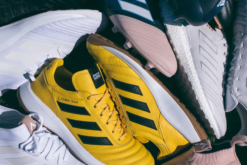 KITH adidas Soccer Flamingos Cobras Copa Mundial 17 Cleat Copa Mundial Turf Trainer Copa Mundial 17 UltraBOOST ACE 17+ Cleat ACE Tango 17.1 Purecontrol Turf Trainer ACE 16+ Purecontrol UltraBOOST