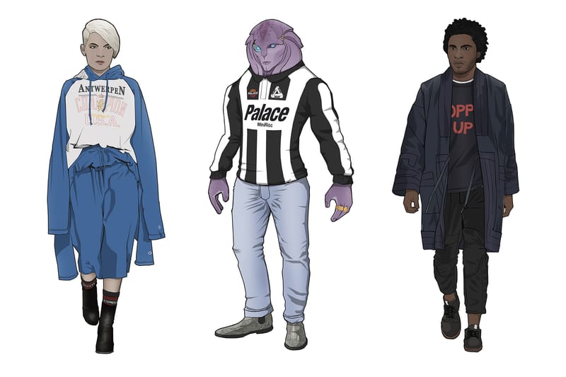 See 'Mass Effect: Andromeda' Characters Swap Their Fatigues for Supreme, Palace, and Visvim