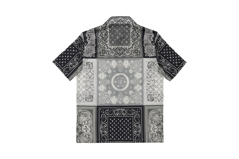 Louis Vuitton Paisley Shirt Black Gray White Dover Street Market