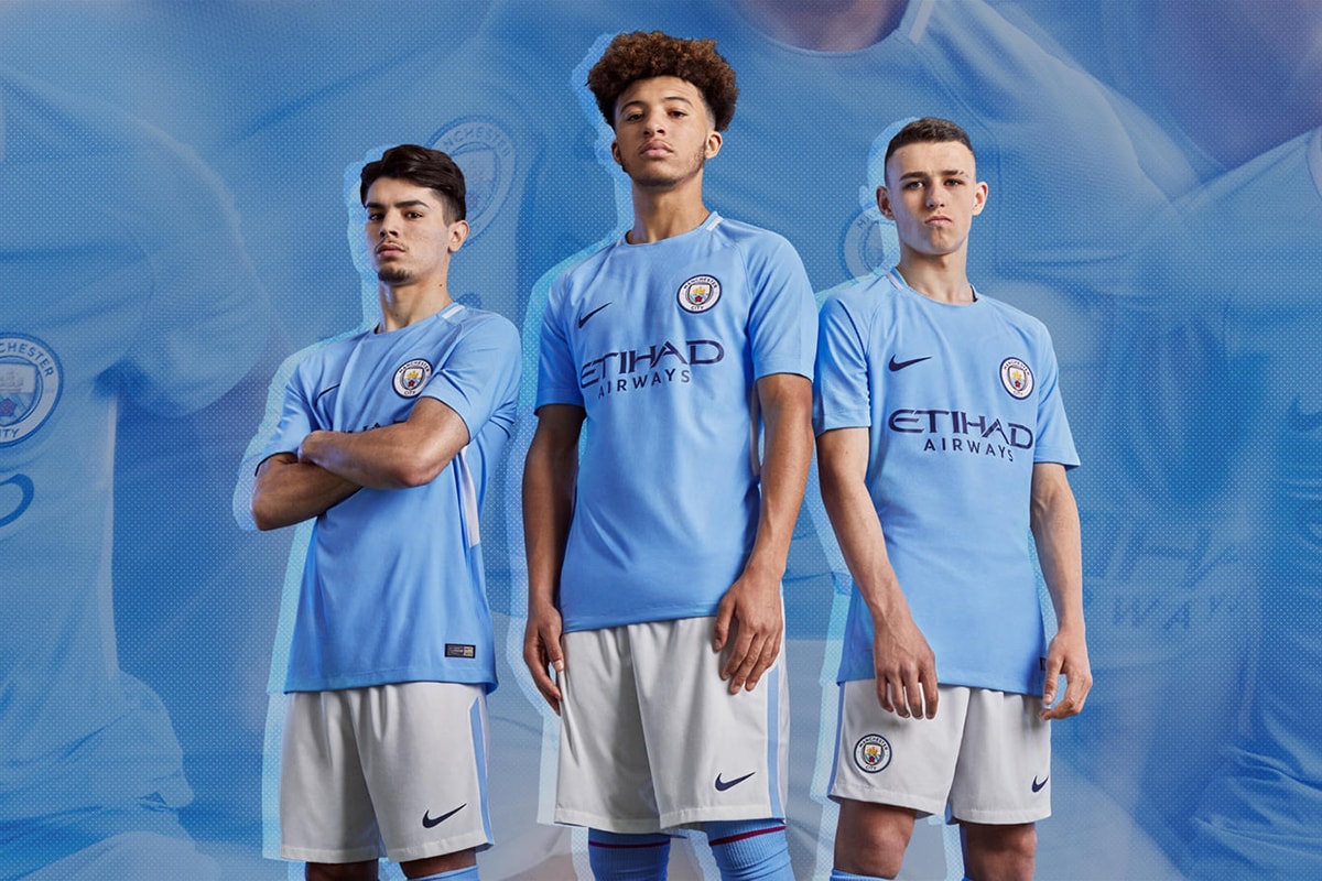 Manchester City FC 2017 2018 Nike Home Kit
