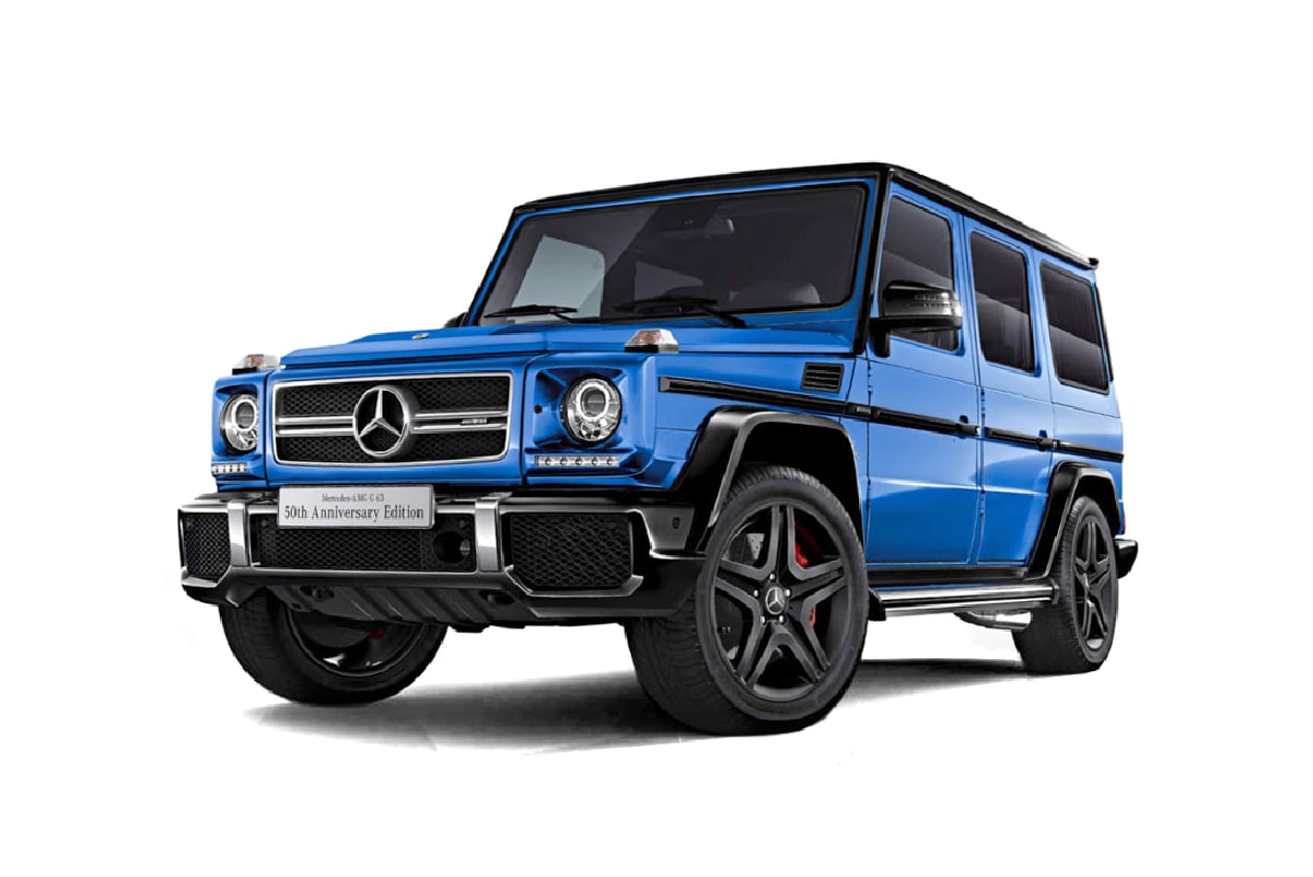 Mercedes-AMG G63 Limited Edition 50 Anniversary Japan Mauritius Blue
