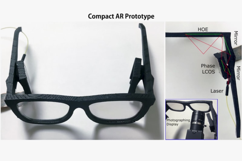 Microsoft Research Holographic AR VR Glasses