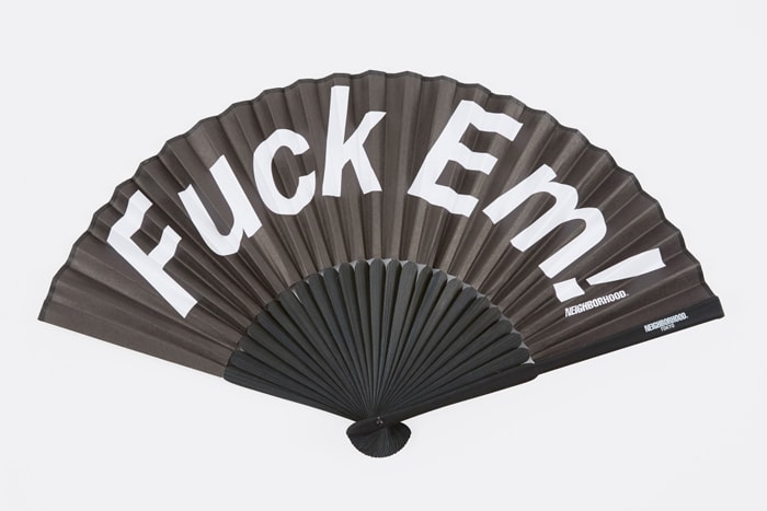 NEIGHBORHOOD's Printed Bamboo Fan Is a Statement Accessory for Streetwear Buffs