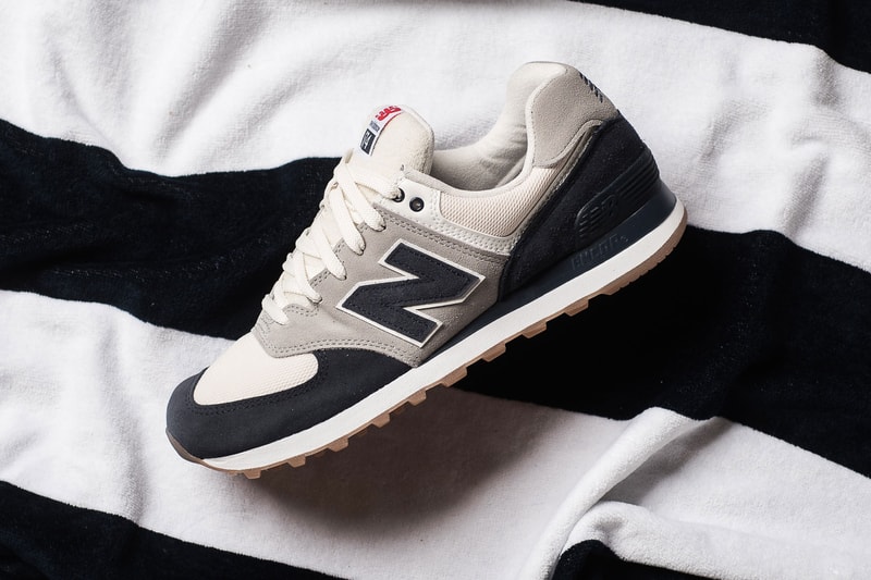 New Balance 574 Terry Cloth Pack Navy Red White Towel