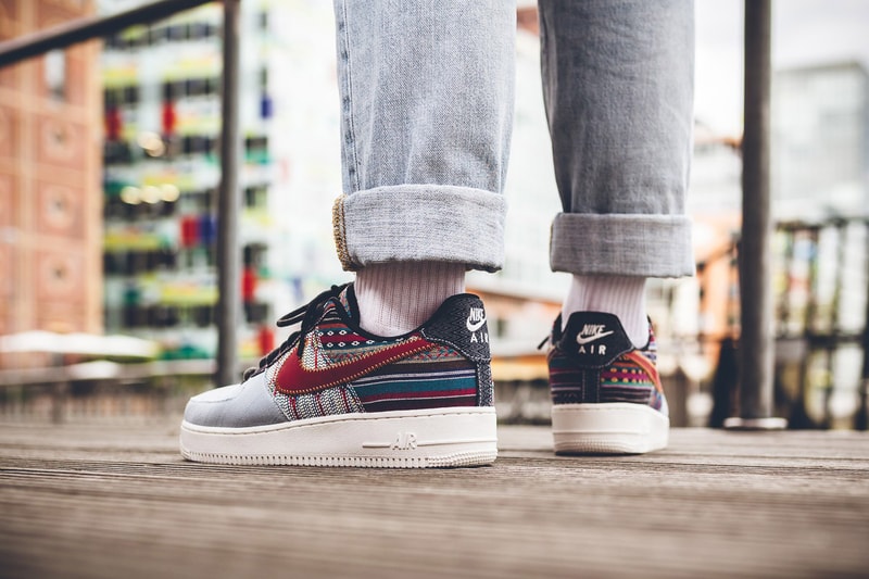Nike Air Force 1 '07 LV8 LT Armory Blue On-Feet Closer Look Hacky Sack
