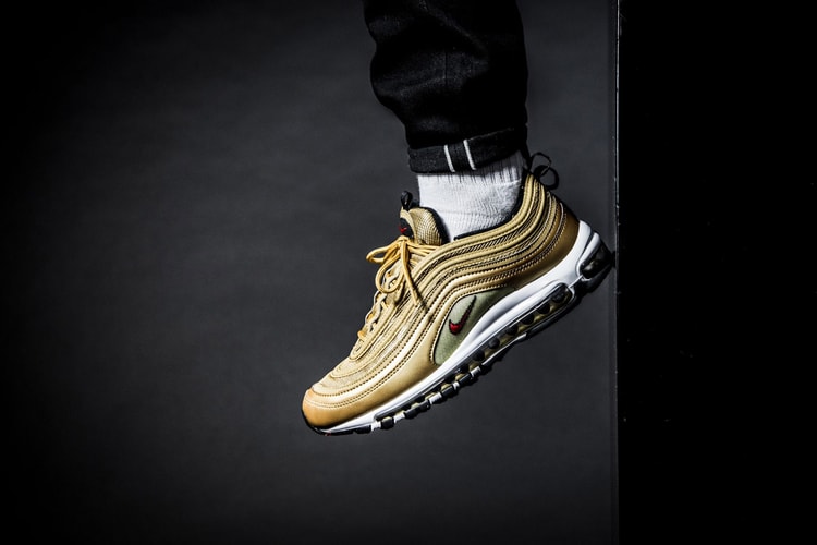 The Nike Air Max 97 "Metallic Gold" May Be the Swoosh's Most Photogenic Shoe to Date