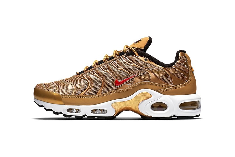 Nike's Dropping an Air Max 97-Inspired "Metallic Gold" Air Max Plus