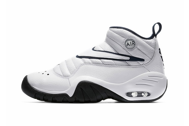 Nike's Air Shake NDestrukt Surfaces With White and Navy Coloring