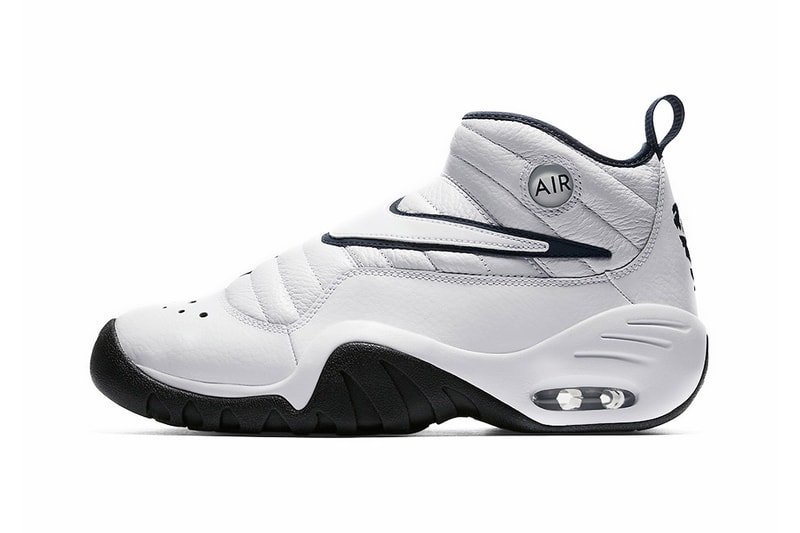 Nike Air Shake NDestrukt White Navy Dennis Rodman