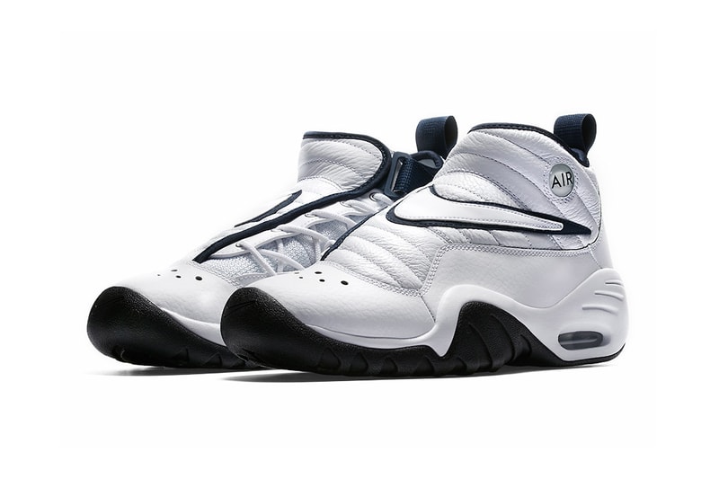 Nike Air Shake NDestrukt White Navy Dennis Rodman