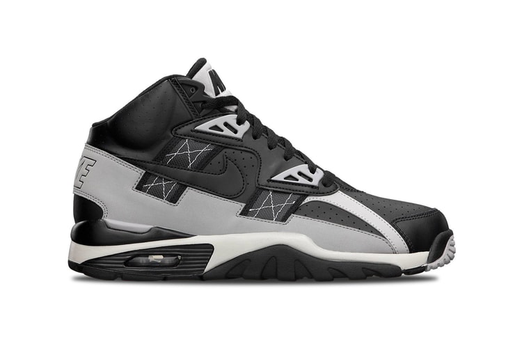 The Nike Air Trainer SC High Gets a Timeless Black/Metallic Silver Colorway