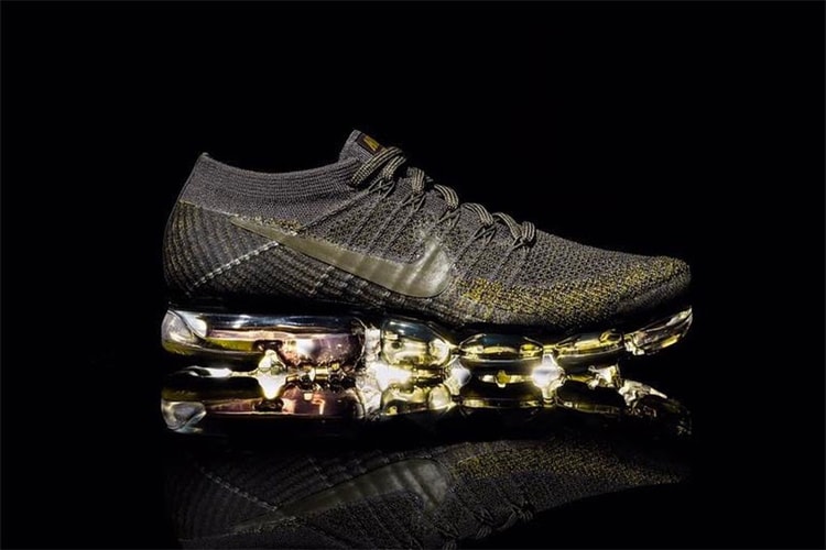 Leaked Image of a Luxurious Nike Air VaporMax with Gold Trims Has Surfaced