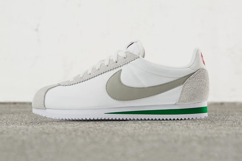 nike cortez nylon green