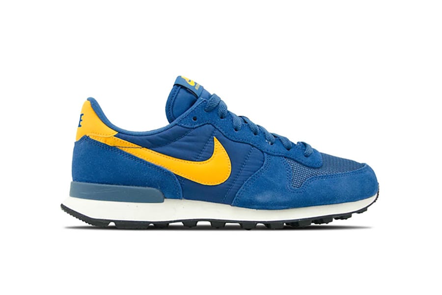nike blue and yellow shoes