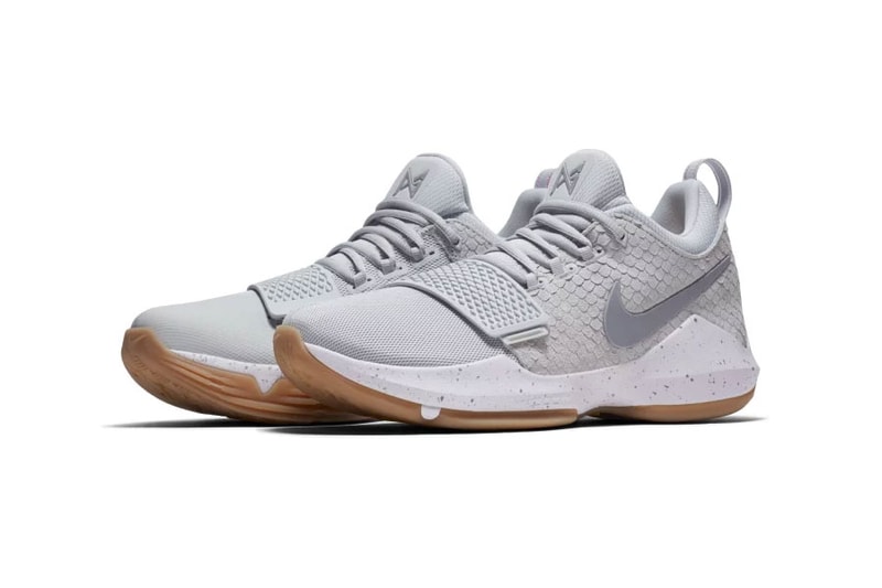 Nike PG1 "Pure Platinum" Release Date fish scale uppers and gum outsoles