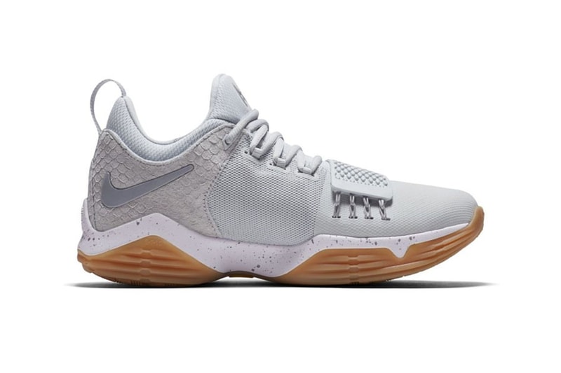 Nike PG1 "Pure Platinum" Release Date fish scale uppers and gum outsoles
