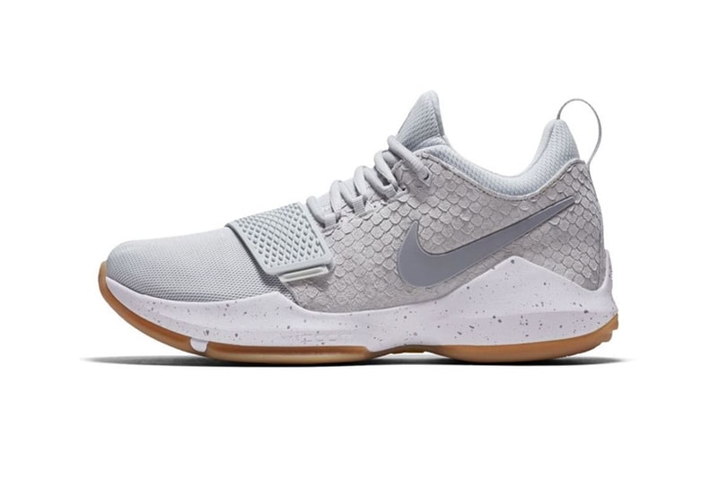 Nike PG1 "Pure Platinum" Release Date fish scale uppers and gum outsoles