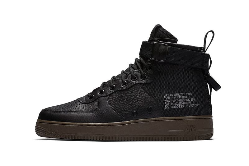 Nike SF AF1 Mid Black Cargo Khaki