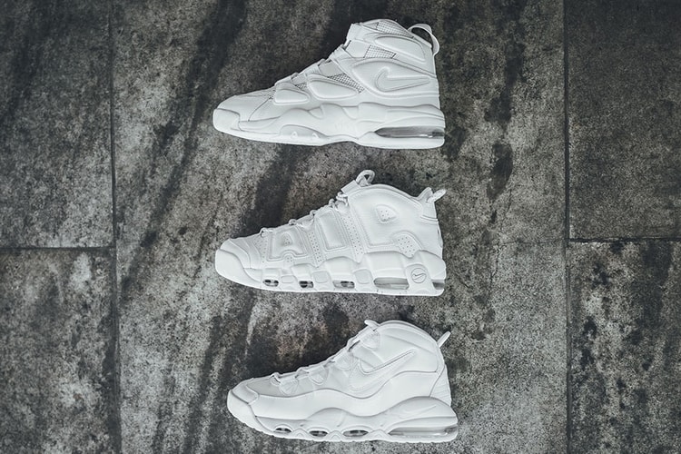 Nike Unveils the Uptempo “Triple White” Collection