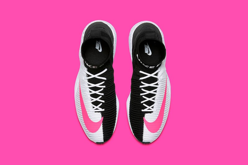 Nike Zoom Mercurial Flyknit IX F.C. Black White Pink