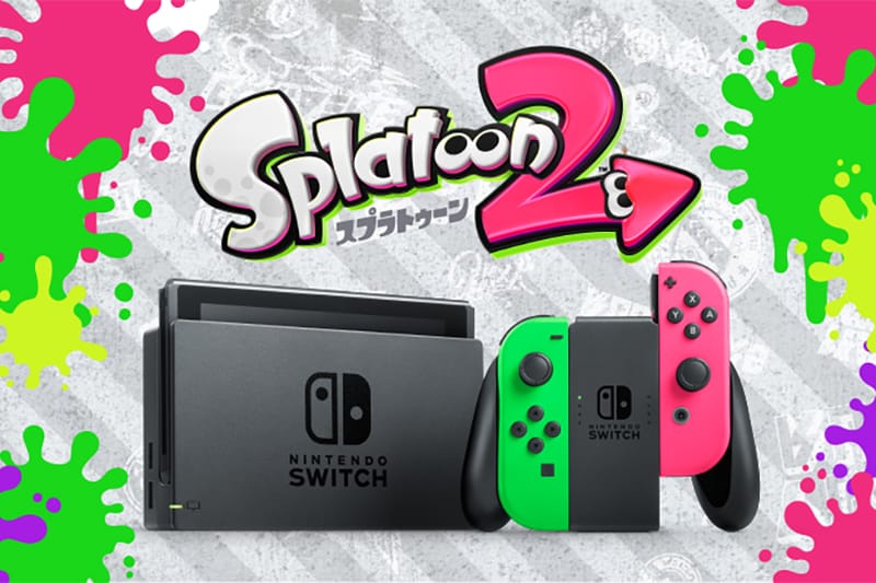 nintendo switch joy con splatoon