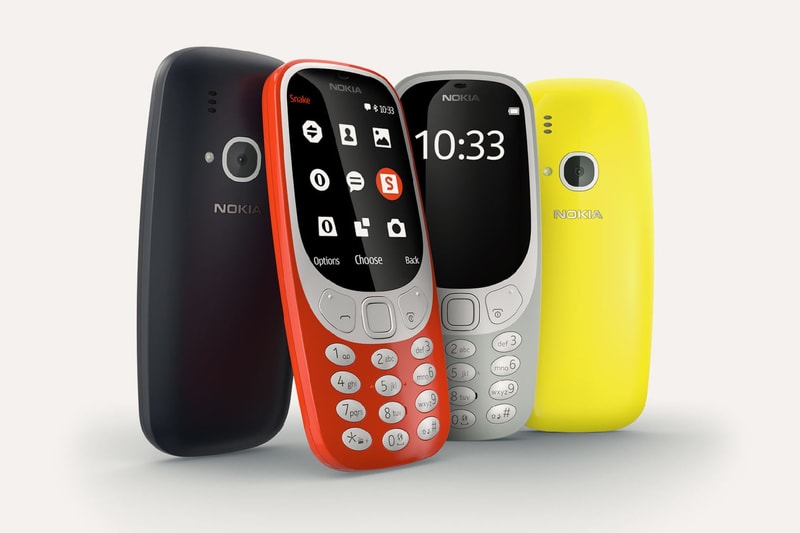 Nokia 3310 colette blue grey red yellow
