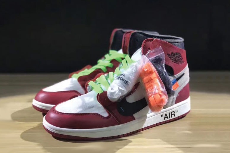 OFF-WHITE x Air Jordan 1 Colored Laces & Release