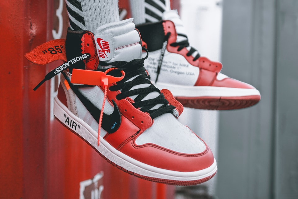 OFF-WHITE x Air Jordan 1 On-Feet Images