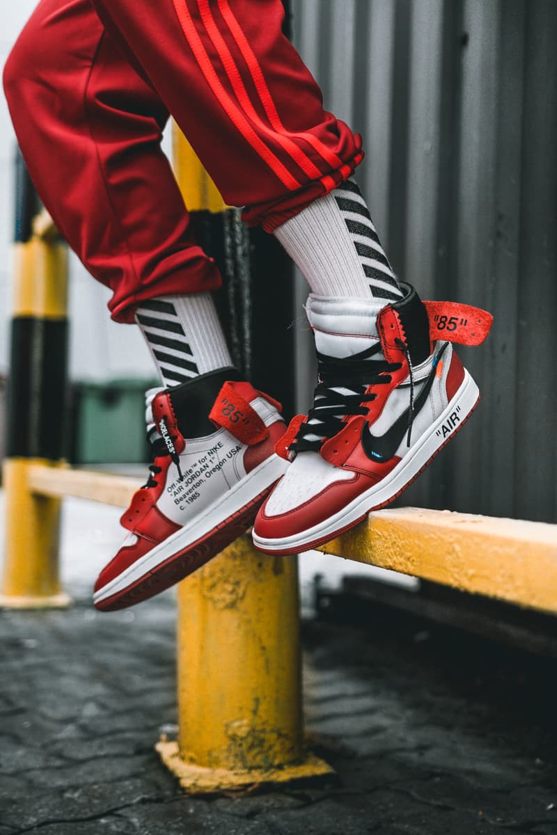 Off White X Air Jordan 1 On Feet Images Hypebeast