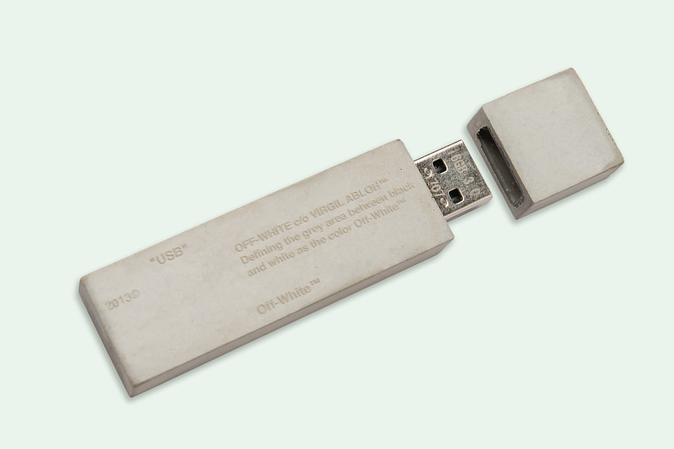 OFF-WHITE Is Selling a Concrete USB 
